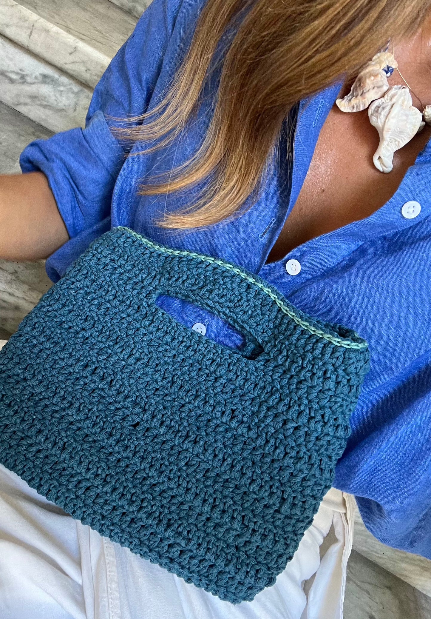 Borsa - MOLO con profilo a contrasto