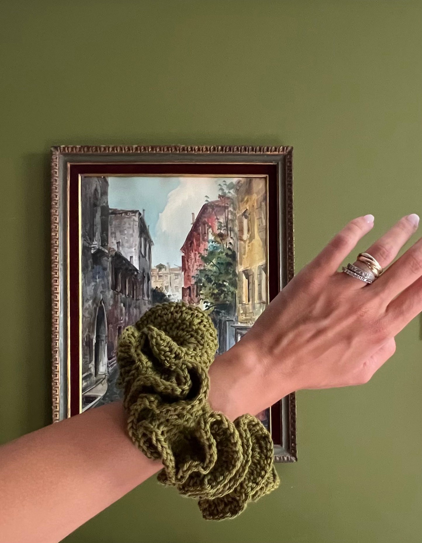 Scrunchie PETALO MAXI - Cactus