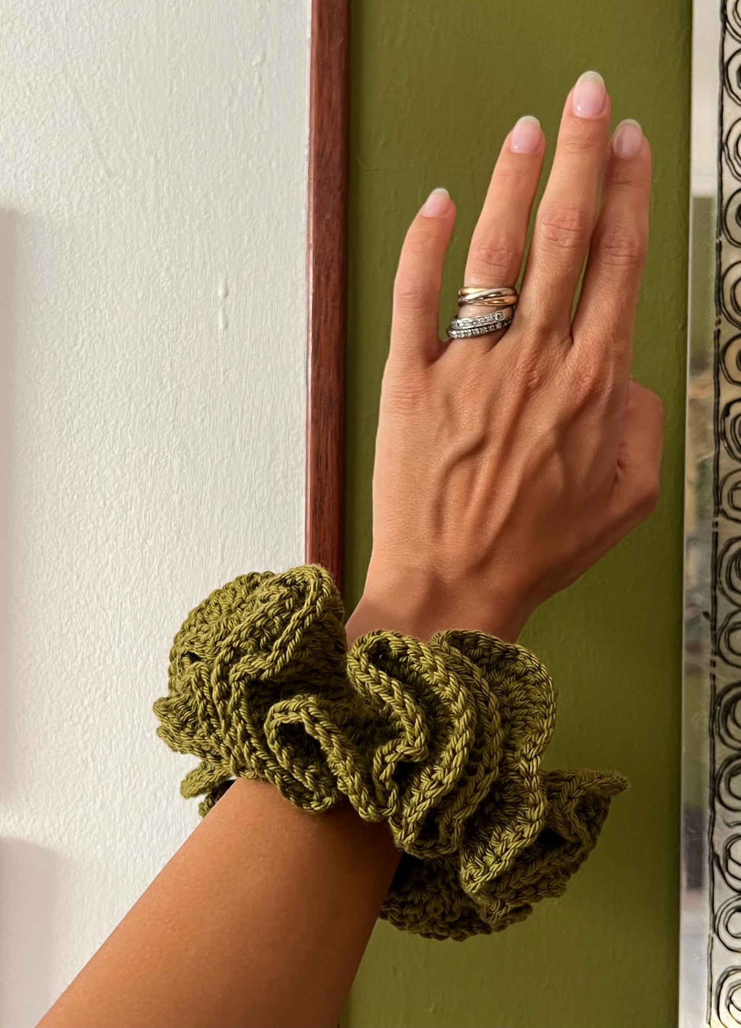 Scrunchie PETALO MAXI - Cactus