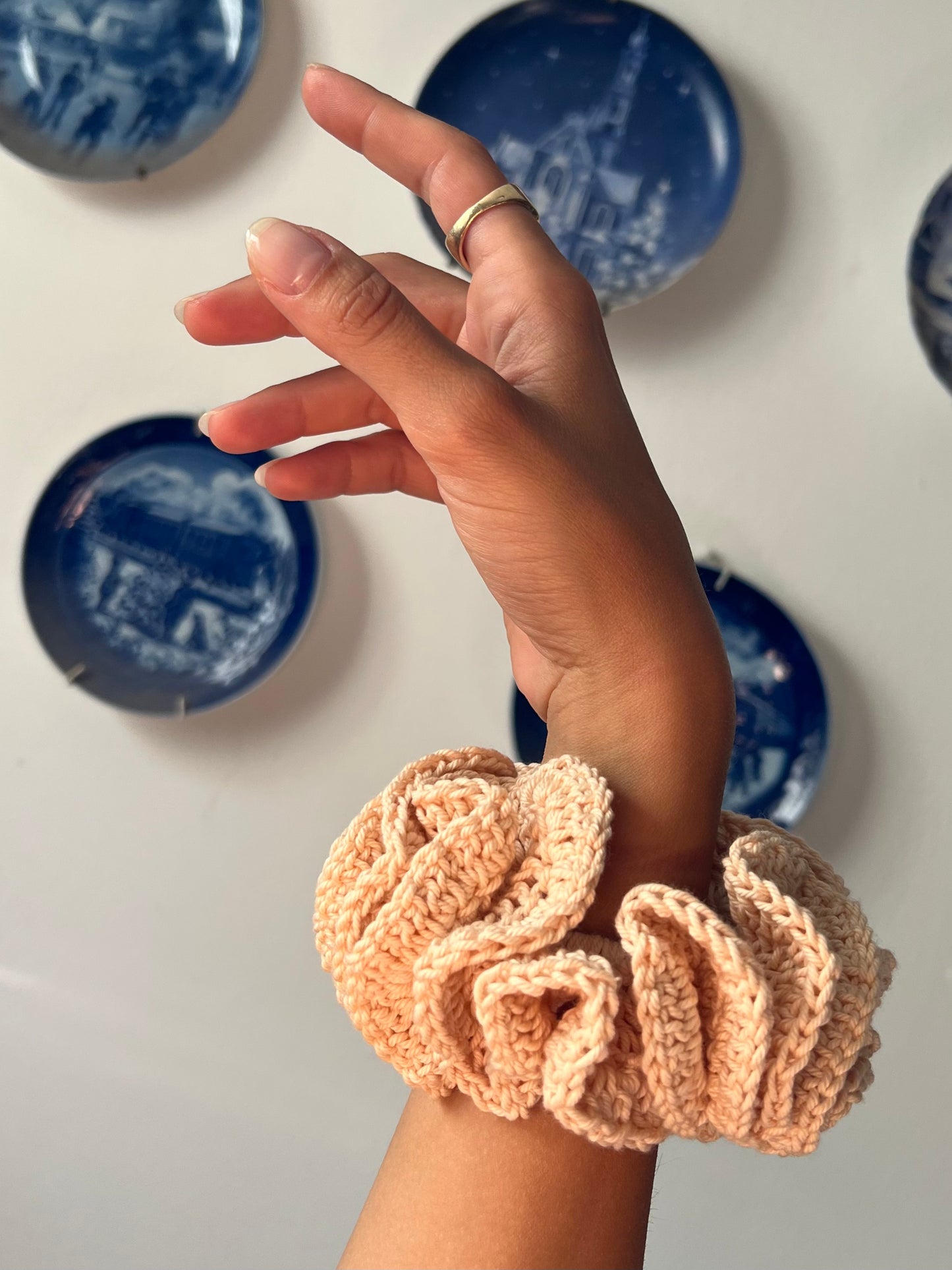 Scrunchie PETALO MINI - Mandorla