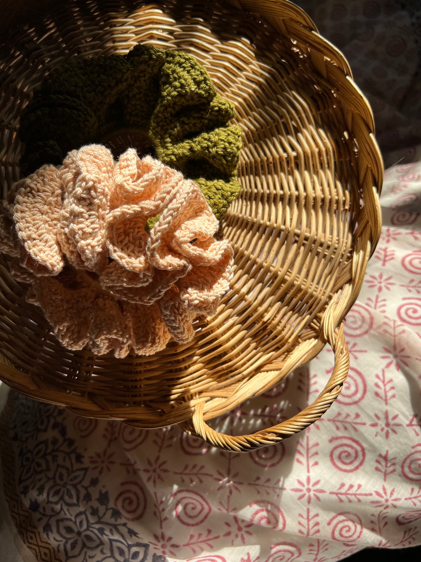 Scrunchie PETALO MINI - Mandorla